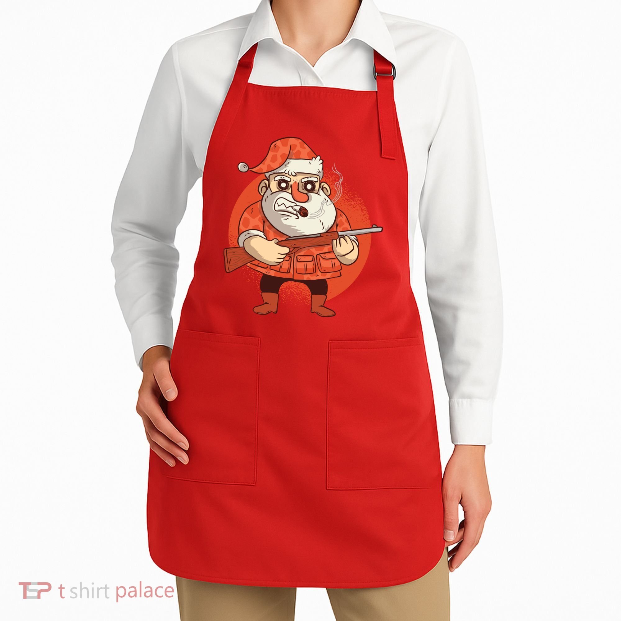 Hunting Santa Claus Apron