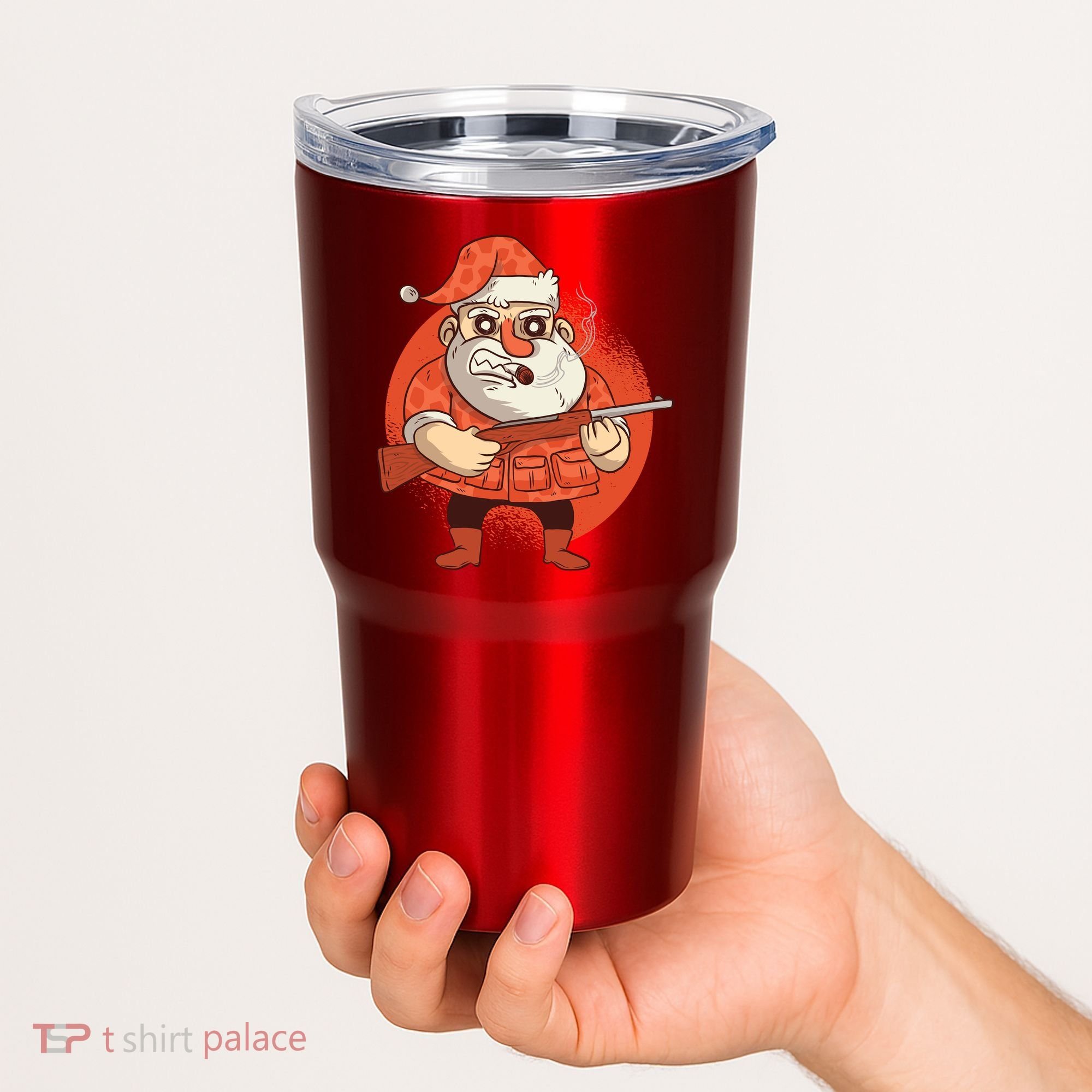 Hunting Santa Claus Tumbler