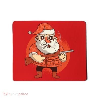Hunting Santa Claus Mousepad