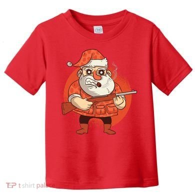 Hunting Santa Claus Toddler T-Shirt