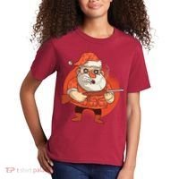 Hunting Santa Claus Kids T-Shirt thumb 2