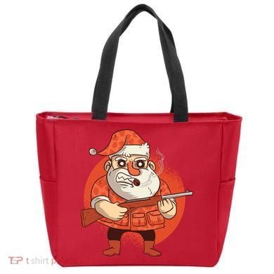 Hunting Santa Claus Tote Bag