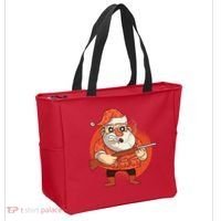 Hunting Santa Claus Tote Bag thumb 2