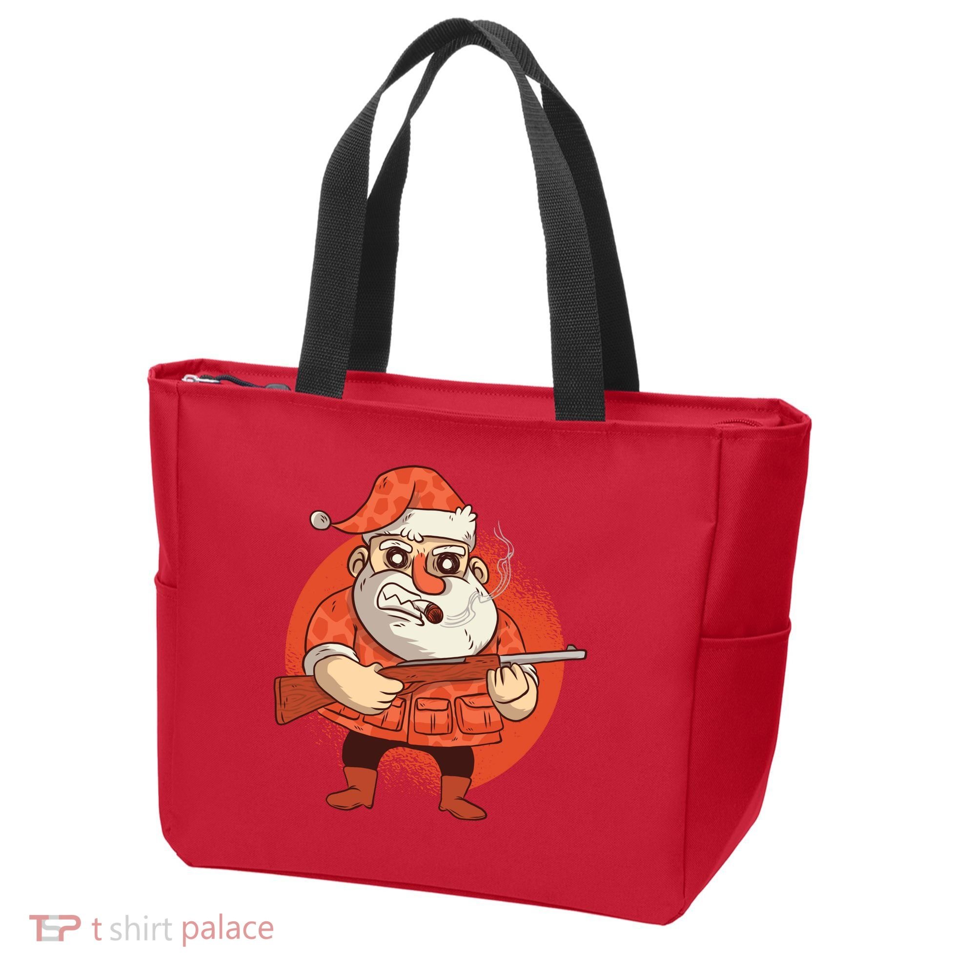 Hunting Santa Claus Tote Bag