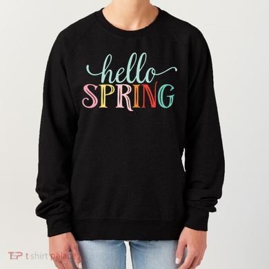 Hello Spring Colorful Women's Sweatshirt