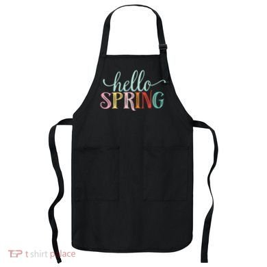 Hello Spring Colorful Apron