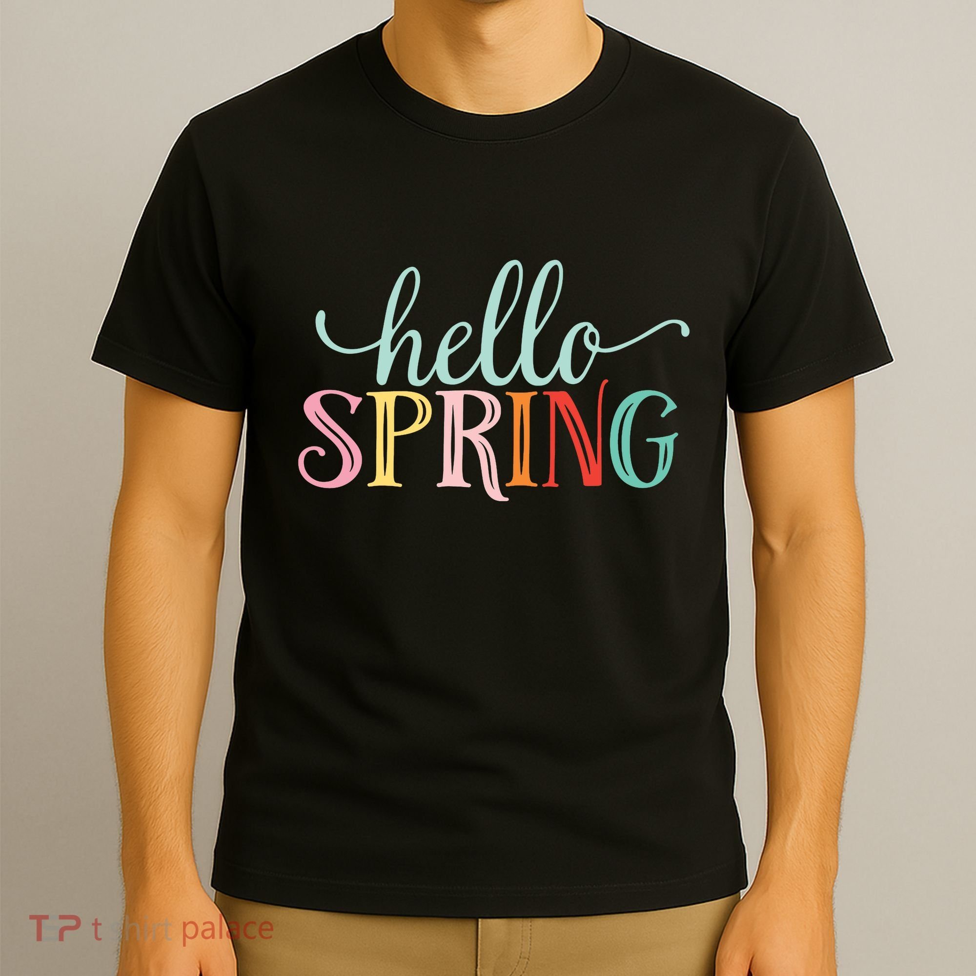 Hello Spring Colorful T-Shirt