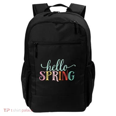 Hello Spring Colorful Backpack
