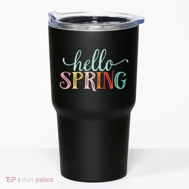 Hello Spring Colorful Tumbler