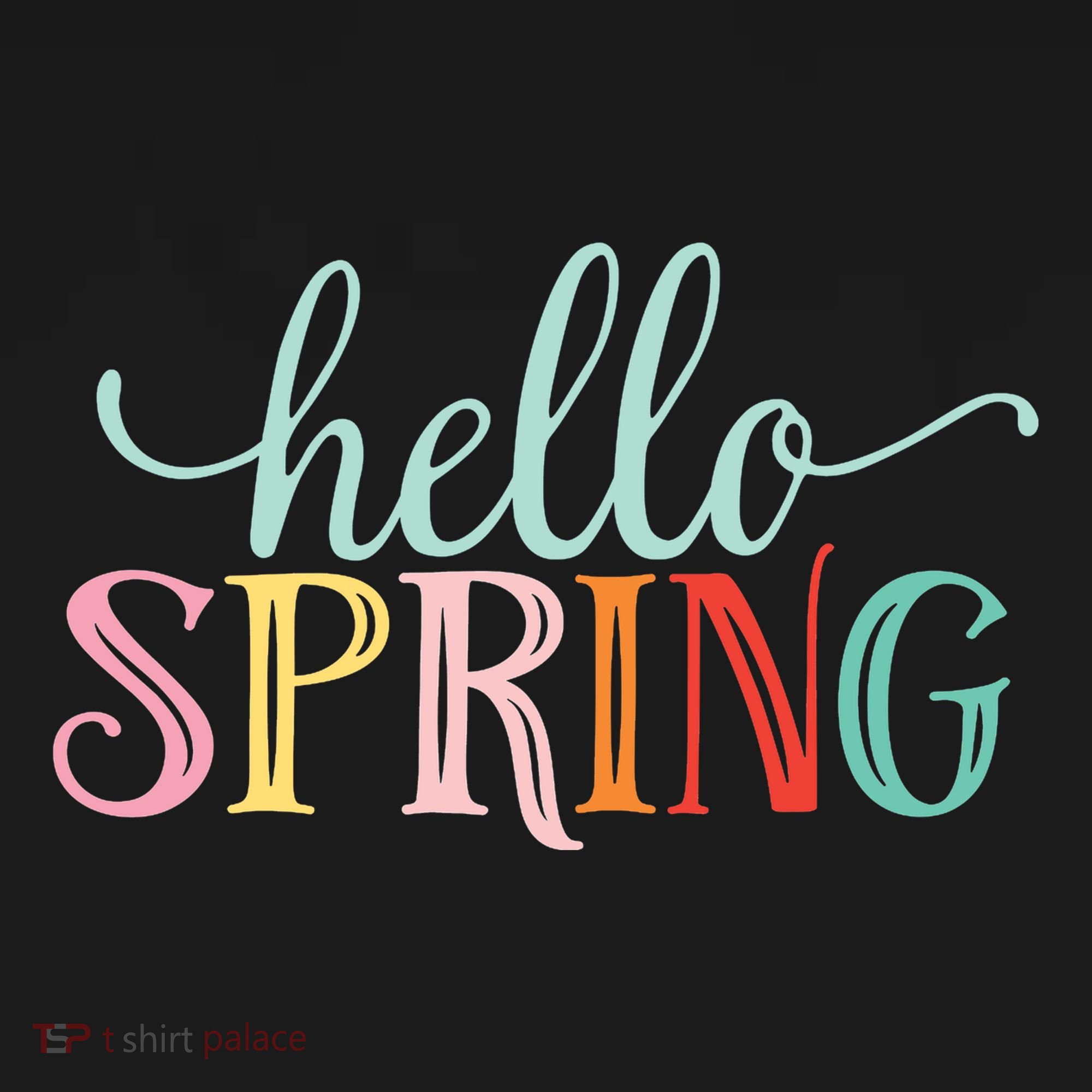 Hello Spring Colorful Ornament