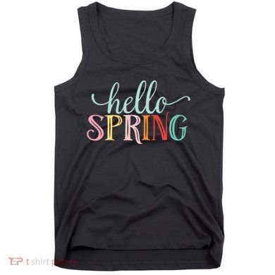 Hello Spring Colorful Tank Top
