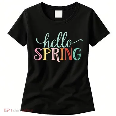 Hello Spring Colorful Women's T-Shirt