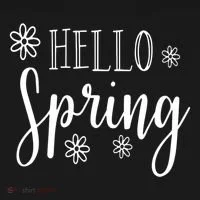 Hello Spring Cute Flower Doggie Tank thumb 4