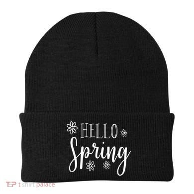 Hello Spring Cute Flower Beanie