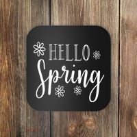 Hello Spring Cute Flower Coaster thumb 0