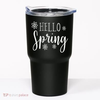 Hello Spring Cute Flower Tumbler