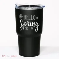 Hello Spring Cute Flower Tumbler thumb 0