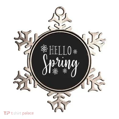 Hello Spring Cute Flower Ornament