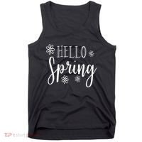 Hello Spring Cute Flower Tank Top thumb 0