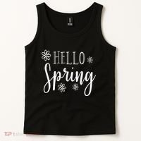 Hello Spring Cute Flower Tank Top thumb 2