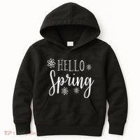 Hello Spring Cute Flower Kids Hoodie thumb 0