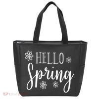 Hello Spring Cute Flower Tote Bag thumb 0