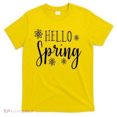 Hello Spring Cute Flower T-Shirt