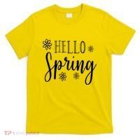 Hello Spring Cute Flower T-Shirt thumb 0