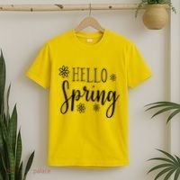 Hello Spring Cute Flower T-Shirt thumb 2
