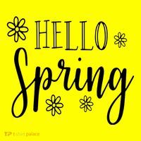 Hello Spring Cute Flower Baby Bodysuit thumb 2