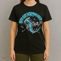 Hammerhead Shark Drinking Pun Let's Get Hammered Party T-Shirt thumb 4