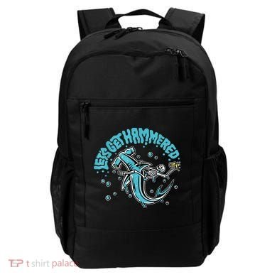 Hammerhead Shark Drinking Pun Let's Get Hammered Party Backpack