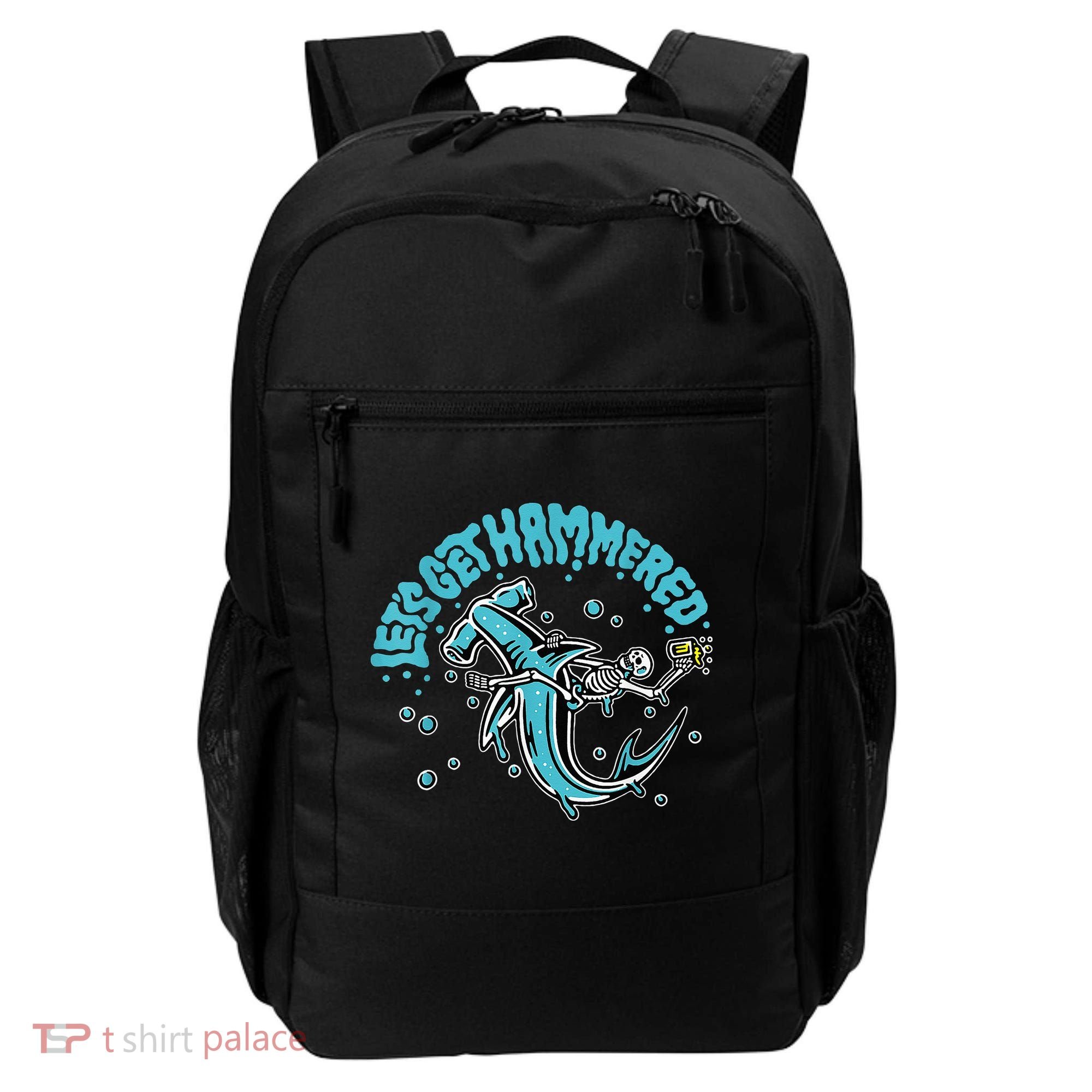 Hammerhead Shark Drinking Pun Let's Get Hammered Party Backpack