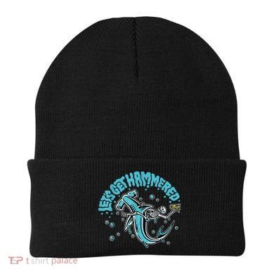 Hammerhead Shark Drinking Pun Let's Get Hammered Party Beanie