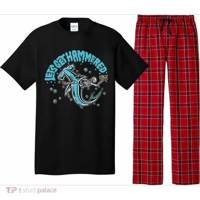 Hammerhead Shark Drinking Pun Let's Get Hammered Party Pajama Set