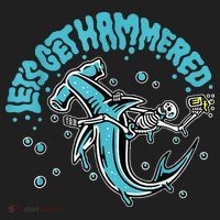 Hammerhead Shark Drinking Pun Let's Get Hammered Party Tumbler thumb 3
