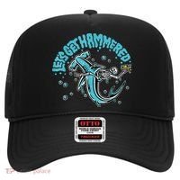 Hammerhead Shark Drinking Pun Let's Get Hammered Party Hat thumb 0