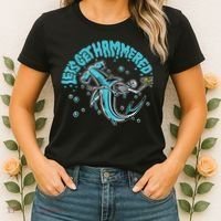 Hammerhead Shark Drinking Pun Let's Get Hammered Party Women's T-Shirt thumb 2