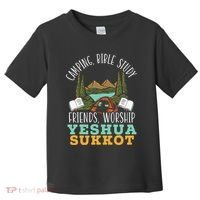 Happy Sukkot Day Lulav Palm Tree Israelite Jewish Toddler T-Shirt thumb 0