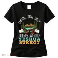 Happy Sukkot Day Lulav Palm Tree Israelite Jewish Women's T-Shirt thumb 0