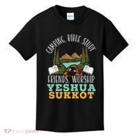Happy Sukkot Day Lulav Palm Tree Israelite Jewish Kids T-Shirt thumb 0