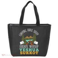 Happy Sukkot Day Lulav Palm Tree Israelite Jewish Tote Bag thumb 0