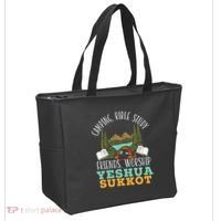 Happy Sukkot Day Lulav Palm Tree Israelite Jewish Tote Bag thumb 2