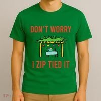 Happy Sukkot DonT Worry I Zip Tied It Jewish Sukkah Builder T-Shirt thumb 3