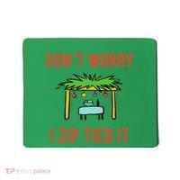 Happy Sukkot DonT Worry I Zip Tied It Jewish Sukkah Builder Mousepad thumb 0