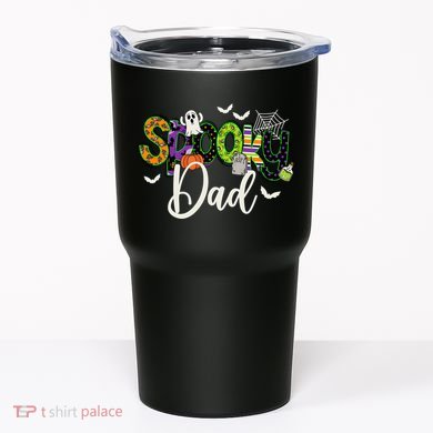Halloween Spooky Dad Funny Family Matching Tumbler