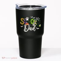 Halloween Spooky Dad Funny Family Matching Tumbler thumb 0