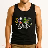 Halloween Spooky Dad Funny Family Matching Tank Top thumb 3