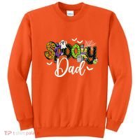 Halloween Spooky Dad Funny Family Matching Sweatshirt thumb 0