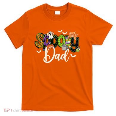 Halloween Spooky Dad Funny Family Matching T-Shirt